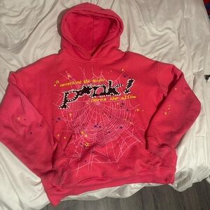 Pink Sp5der Worldwide Hooide